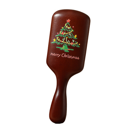 Basit Seri Sevimli Noel Ahşap Tarakları 2