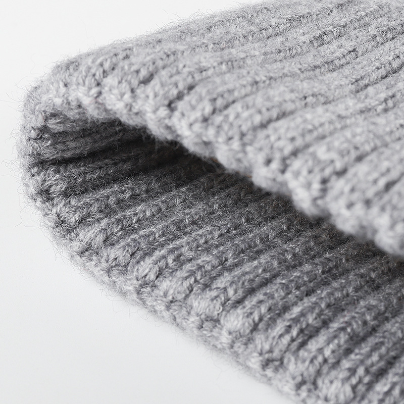 Simple Series Daily Solid Color Imitation Fur Beanie h5Picture4