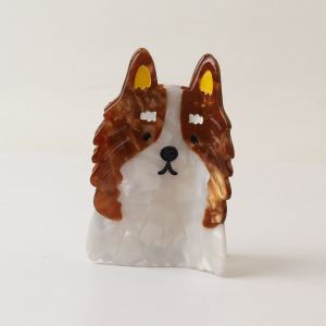 Eenvoudige Serie Schattige Dieren Cartoon Gemengde Kleuren Acetaat Haarklauwen h5 