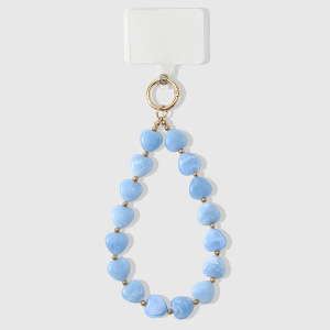 Simple Series Daily Heart Beads Alloy Phone Chain h5