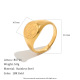 Gold Color/Ring Size 6/Style3 Picture7