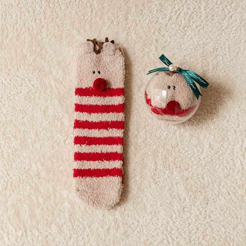 High Bounce Cute Christmas Mid-Calf Socks