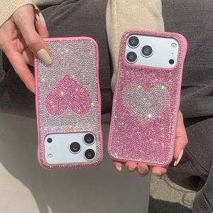 Gorgeous Rhinestones Heart Mixed Color Phone Cases h5 Picture3