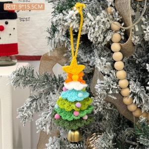 Cute Christmas Yarn Crocheted Charm h5 