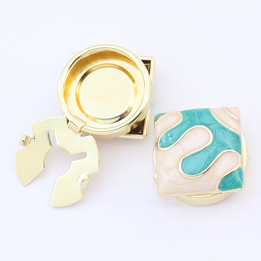 Classic Series Retro Irregular Shape Mixed Color Geometric Shape Alloy Cufflinks 
