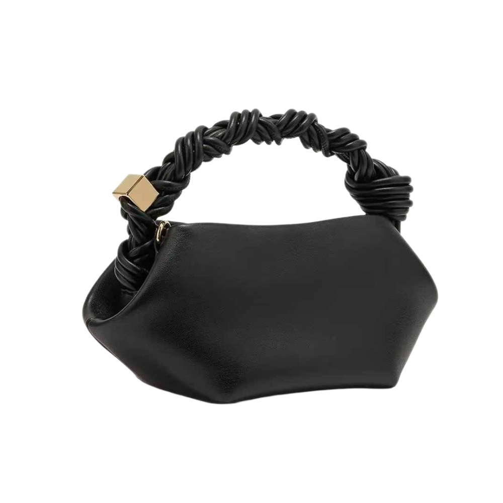 Minimalist Style Metal Hardware Irregular Shape Solid Color Twist Pu Women's Square Crossbody Bags