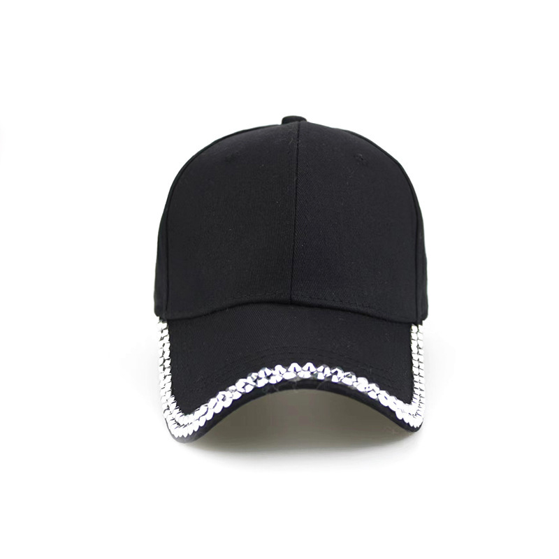 Luxurious Series Simple Solid Color Cotton Baseball Cap h5Picture3