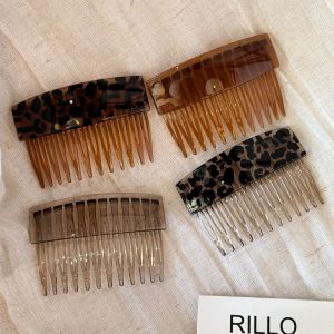 Simple Series Retro Leopard Print Acetate Hair Combs h5 Picture3