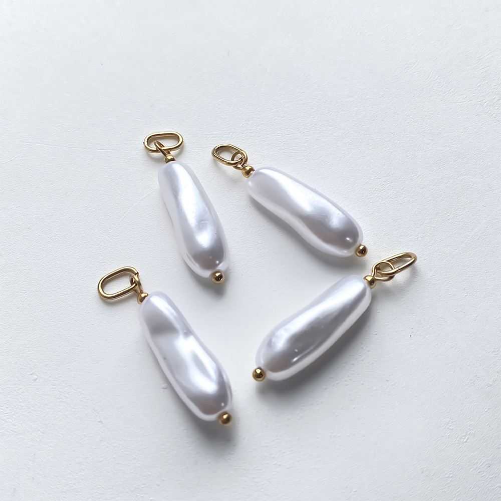 Simple Series Diy Irregular Shape Stainless Steel Waterproof   Gold Color  Women's Pendants Picture2