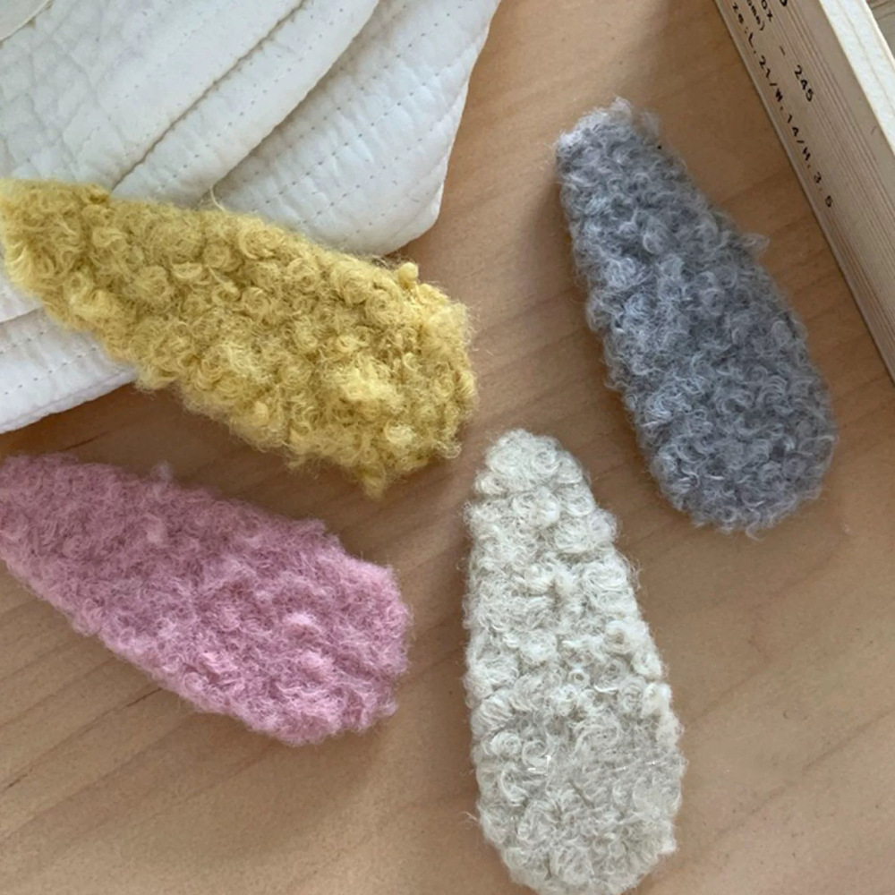 Simple Series Daily Solid Color Fabric Hair Clips Picture3