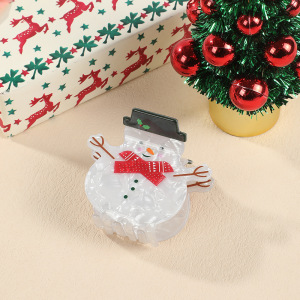 Simple Series Cute Cartoon Christmas Acetate Hair Claws h5 