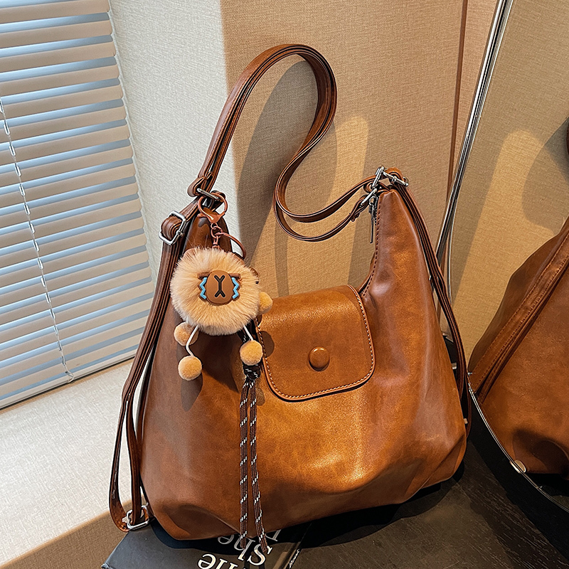 Casual Style None Solid Color Pu Women's Square Shoulder Bags Picture4