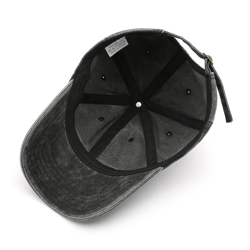 Gorra De Béisbol De Algodón De Estilo Oceánico, Color Liso, De La Serie Simple, Informal. h5Imagen5