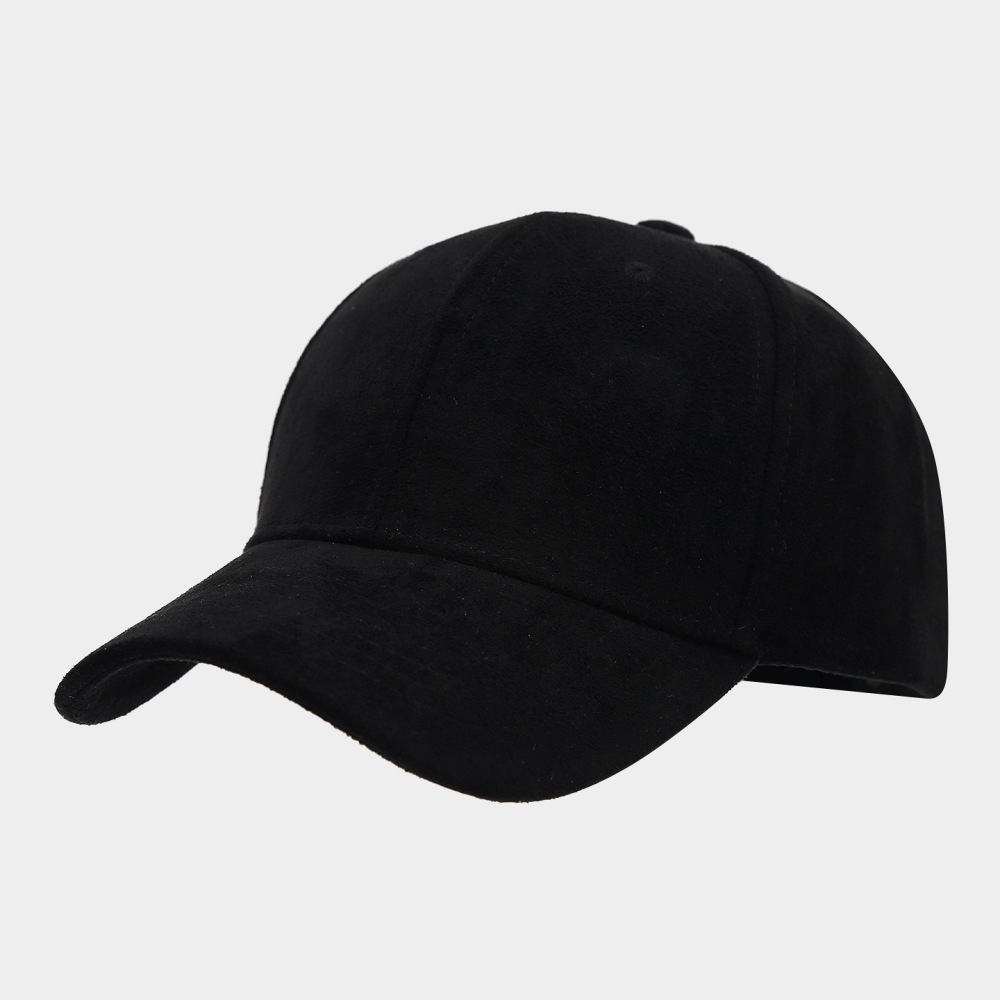 Simple Series Daily Solid Color Suede Baseball Cap 