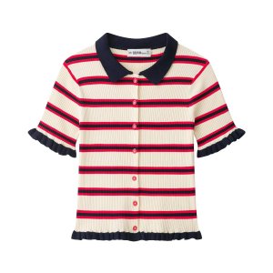 Casual Stripes Straight Knit Cardigan h5 Picture5