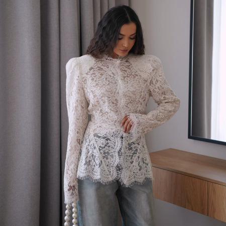 Sexy Solid Color Cutout Sheer Skinny  Long Sleeve Tops