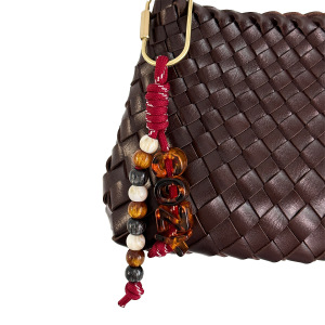 Simple Series Casual Letter Twist Beads Mixed Color Gradient Color Alloy Bag Charms h5 Picture3