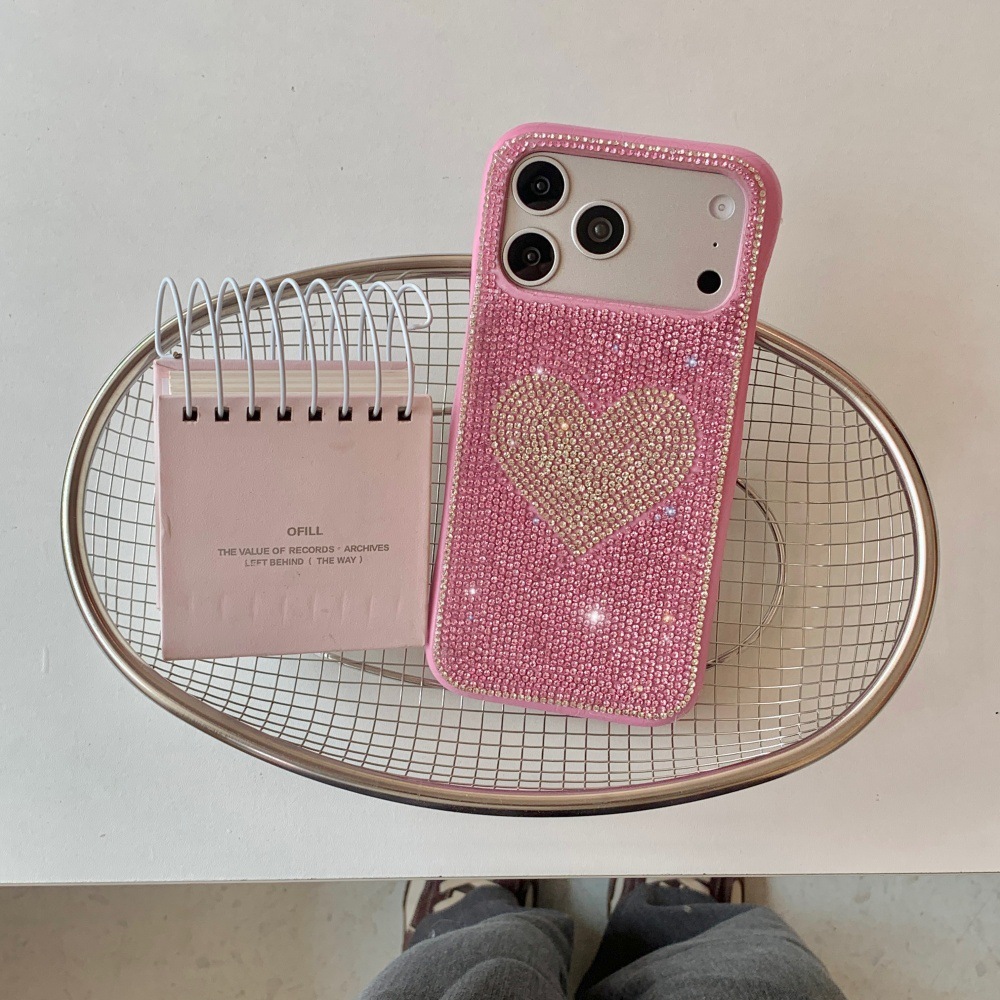 Gorgeous Rhinestones Heart Mixed Color Phone Cases Picture4