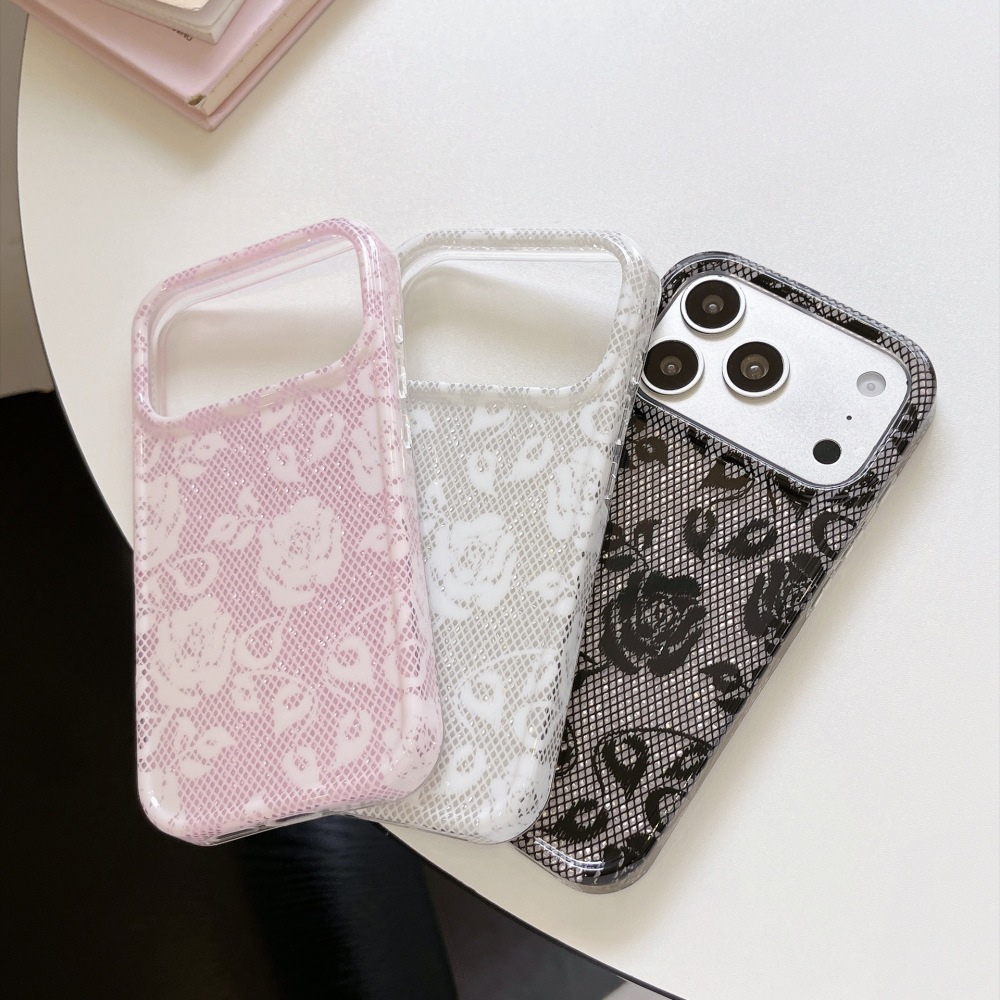 Simple Flower Lace Rose Phone Cases Picture3