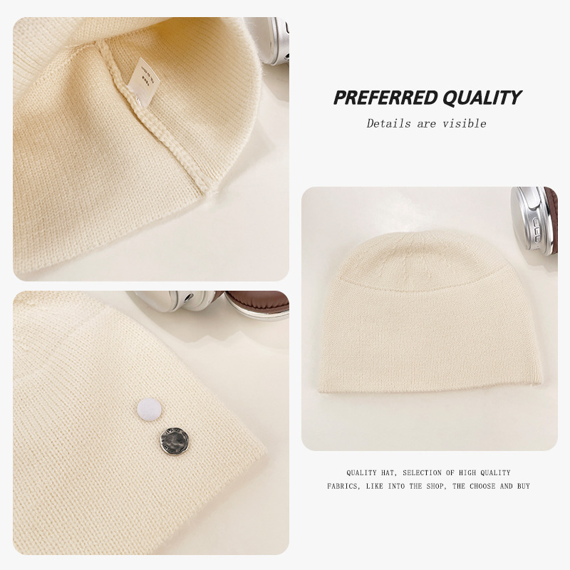 Simple Series Daily Solid Color Polyester Unisex Beanie Picture3