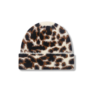 Simple Series Retro Key Mixed Color Animal Print Polyester Beanie h5 