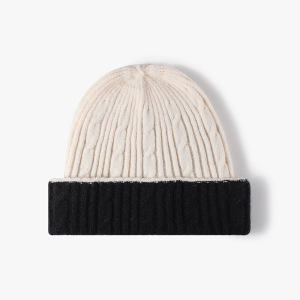 Simple Series Daily Mixed Color Wool Polyester Blend Beanie h5 