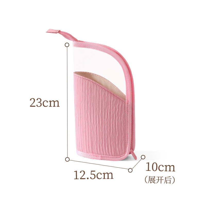 Simple Series Daily Solid Color Patchwork Pvc Makeup Bags h5Picture6