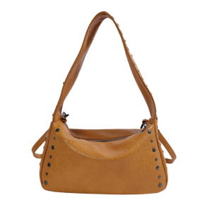 Streetwear Style Studded Rivet Pu Women's Shoulder Bags h5