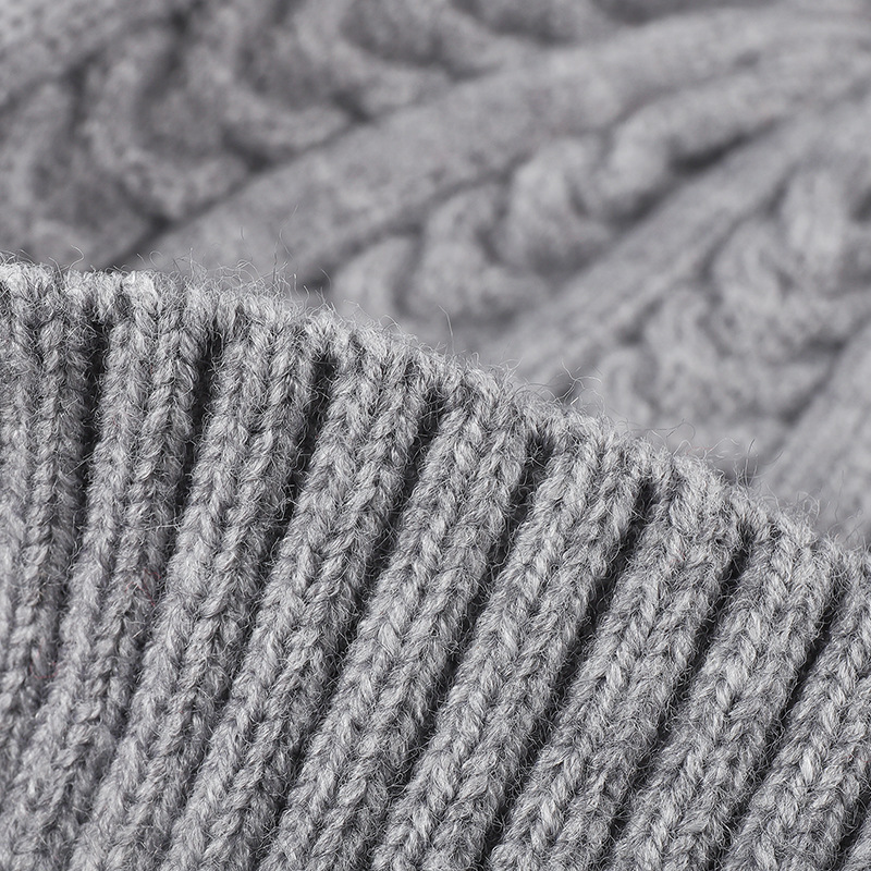 Simple Series Daily Solid Color Imitation Fur Beanie h5Picture2