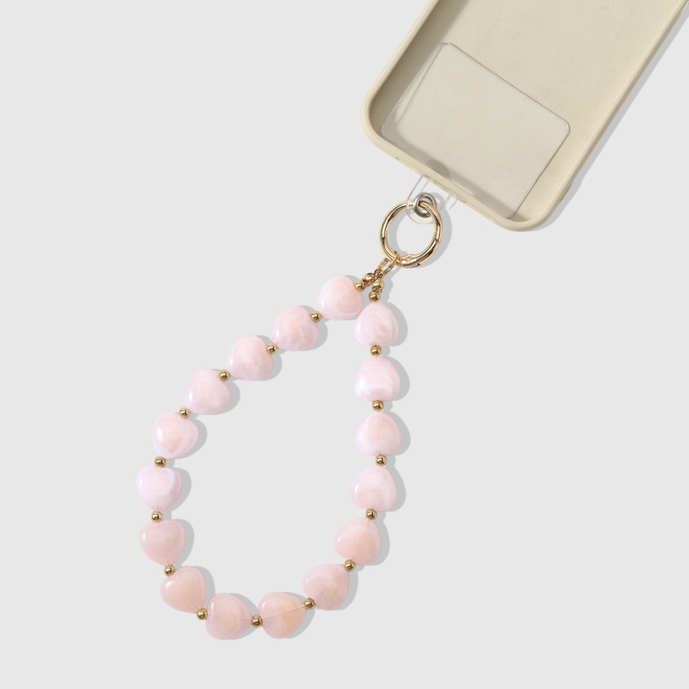 Simple Series Daily Heart Beads Alloy Phone Chain h5Picture3