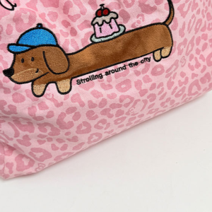 Casual Style Printed Solid Color Leopard Print Dachshund Polyester Women's Square Shoulder Bags h5 Picture8