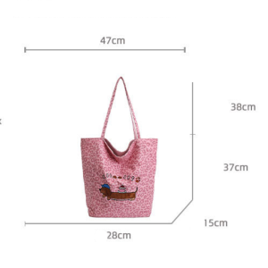 Casual Style Printed Solid Color Leopard Print Dachshund Polyester Women's Square Shoulder Bags h5 Picture11