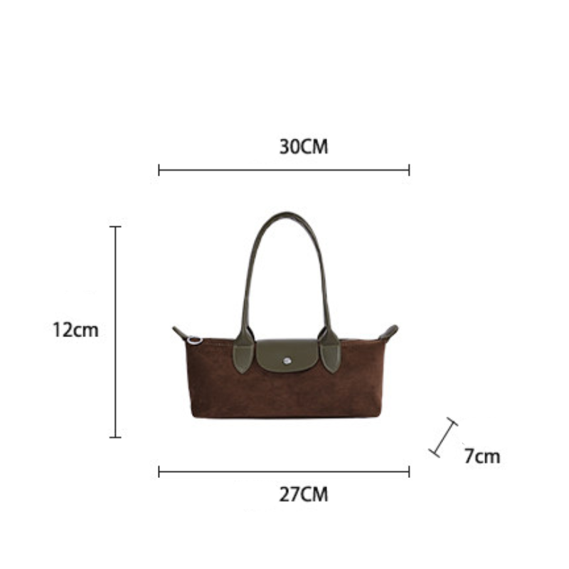 Casual Style None Solid Color Suede Women's Square Shoulder Bags Picture7