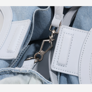 Casual Style None Solid Color Gradient Color Cotton Women's Tote Bags h5 Picture8