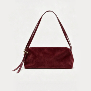 Minimalist Style None Solid Color Suede Women's Square Shoulder Bags h5 