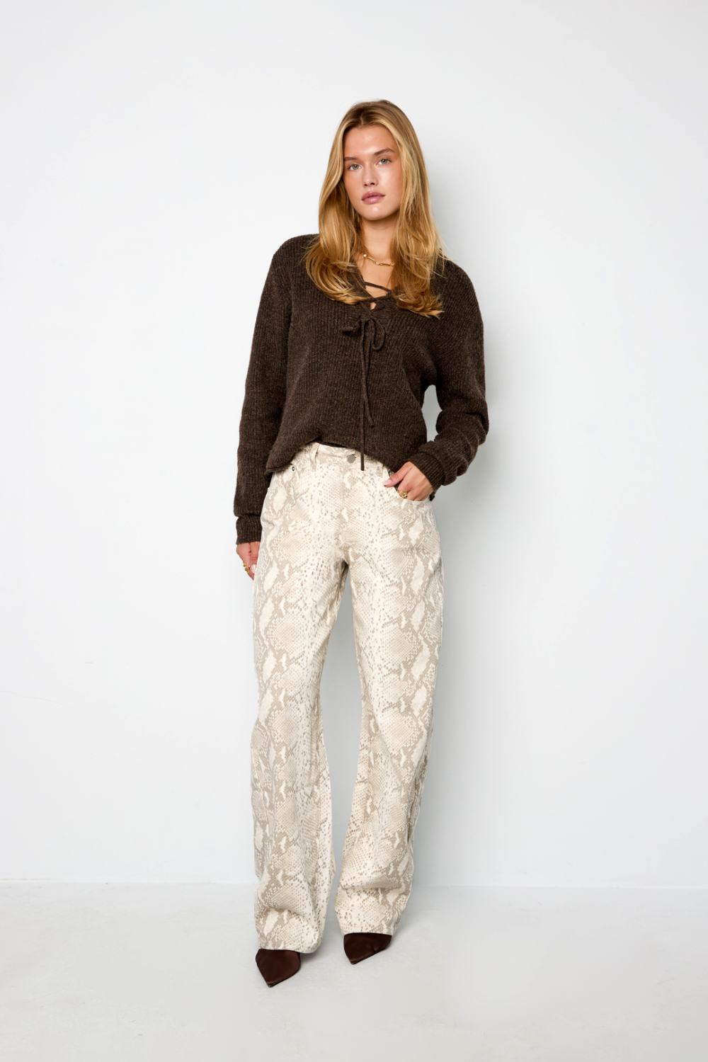 Snake Print Jeans Picture4