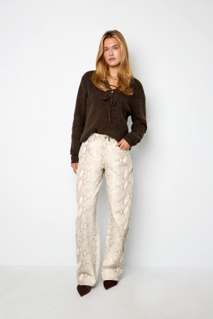 Snake Print Jeans h5 Picture4