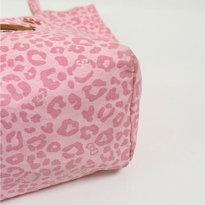 Casual Style Printed Solid Color Leopard Print Dachshund Polyester Women's Square Shoulder Bags h5Picture7