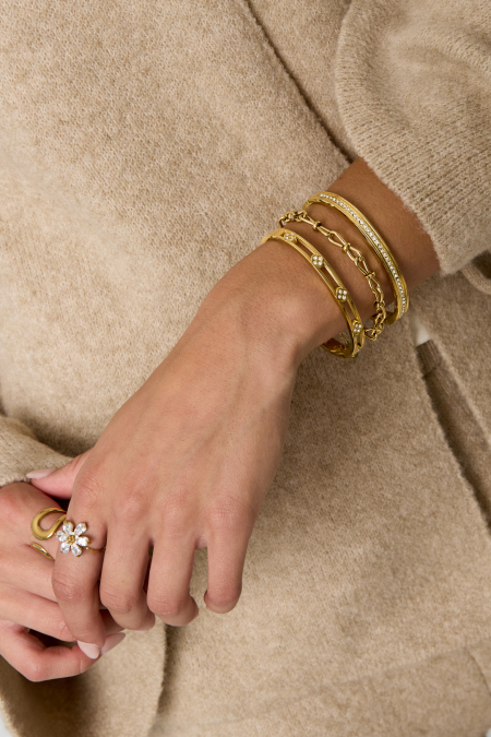 Roestvrijstalen Ronde Armbanden, Eenvoudige Dagelijkse Sieraden Uit De Simple Series Voor Dames. 2