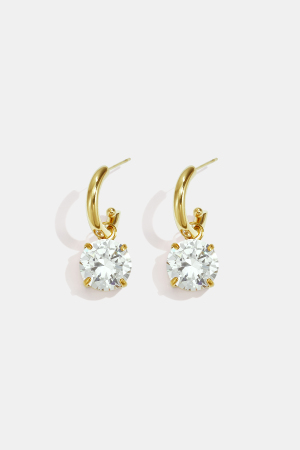 Stainless Steel Drop Earrings Circle Simple Daily Simple Series Women's Jewelry h5 