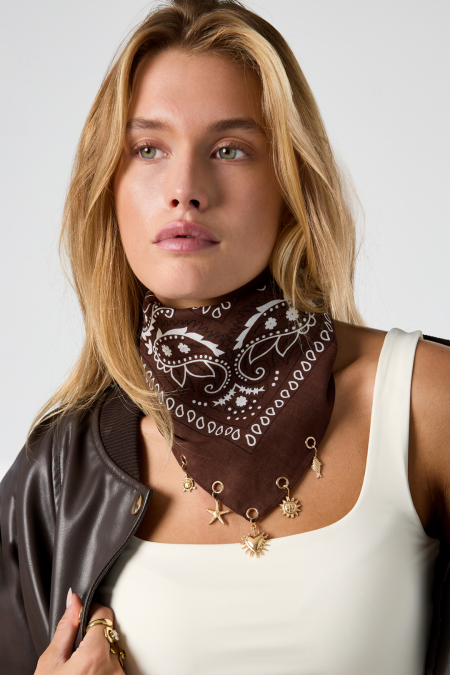 Sciarpe Estive Con Motivo Paisley, In Cotone Classico, Accessori Per Tutti I Giorni