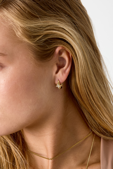 Stainless Steel Hoop Earrings Irregular Shape Simple Daily Simple Series Women's Jewelry 2