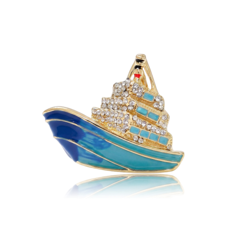 Eenvoudige Serie Casual Cartoon Oceaanstijl Metalen Broches