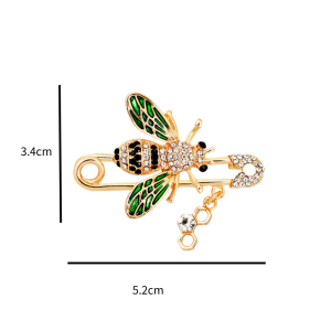 Luxurious Series Daily Animal Mixed Color Alloy Rhinestone Brooches h5 