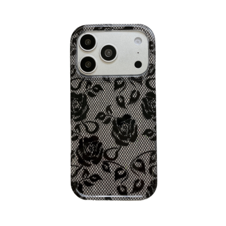 Simple Flower Lace Rose Phone Cases