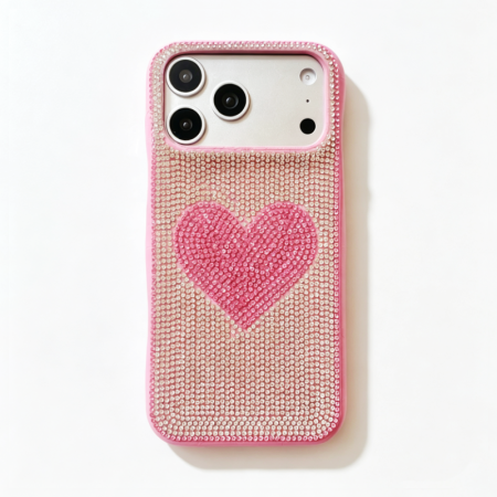 Gorgeous Rhinestones Heart Mixed Color Phone Cases