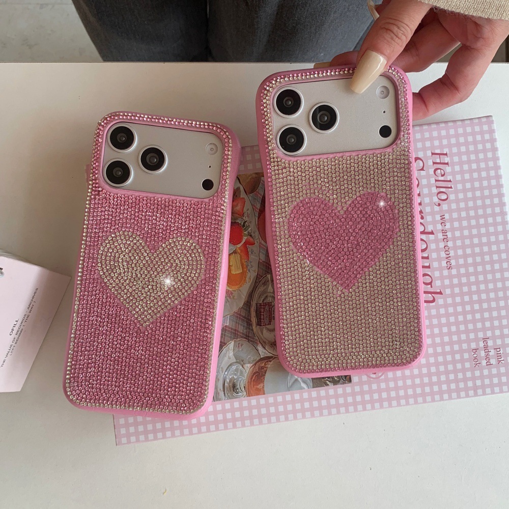 Gorgeous Rhinestones Heart Mixed Color Phone Cases Picture6