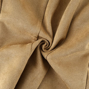 Retro Solid Color Casual Vintage Waist‑Defined Suede Jackets & Coats h5 Picture5