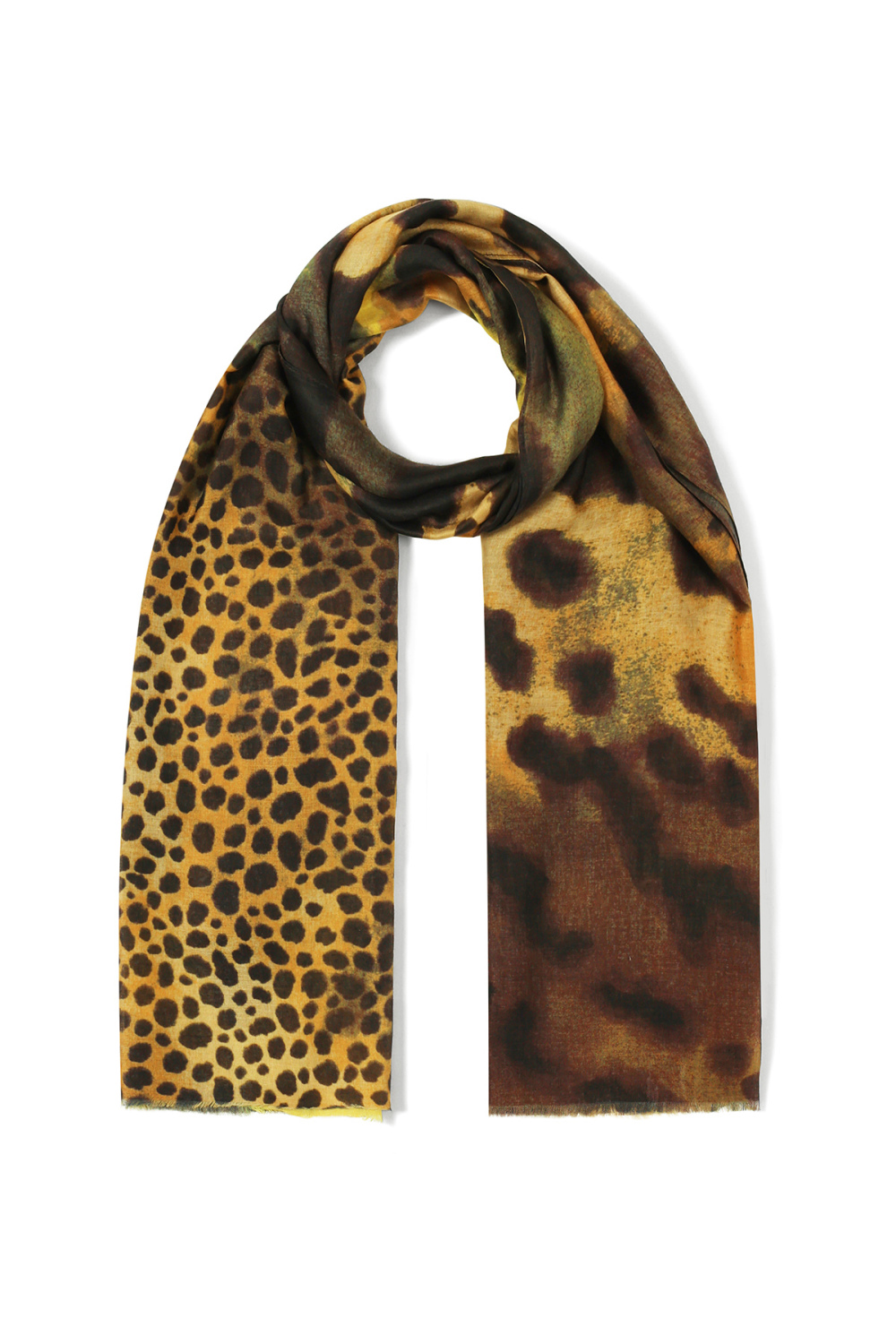 Bufandas De Verano Con Estampado De Leopardo, Sencillas, De Poliéster, Accesorios Para El Día A Día. Imagen2