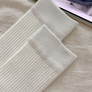 Women's Slight Bounce Basic Solid Color Calf Socks h5 Picture7